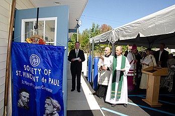 SVDP names Caring Center in honor of Msgr. James H. Dubell