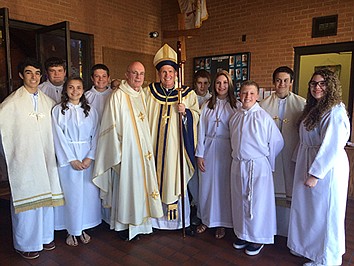 Bishop installs Gerard F.  Lynch, O.SS.T. as 10th Pastor of The Church of Saint Ann, Lawrenceville parish