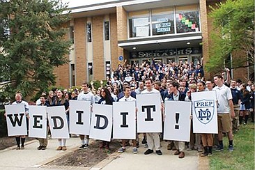 Bishop gives Mater Dei plan his blessing, promises to visit school in fall