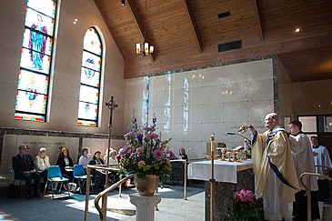 Bishop dedicates new mausoleum in Wall Township