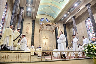 UPDATED:Bishop O'Connell ordains five men as transitional deacons for the Diocese of Trenton