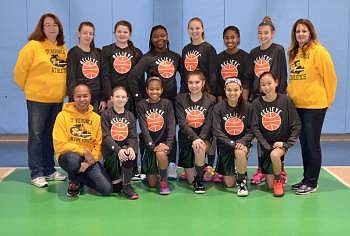 St. Veronica girls' basketball team caps undefeated season with league title