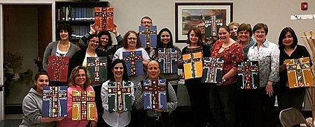 Young adults bring parish together in paint, prayer