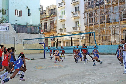 RBC athletes build friendships through volleyball in Cuba
