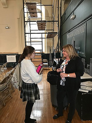 Chastity speaker Pam Stenzel reminds teens to practice sexual integrity