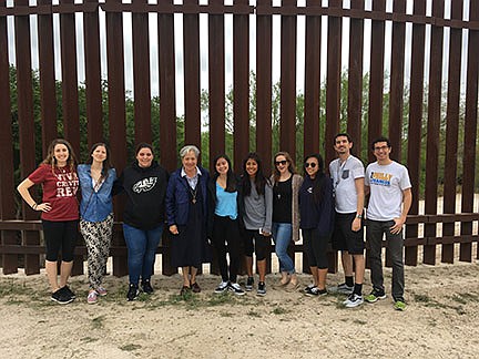 As 2nd-generation Latina, area young adult visits Mexican border