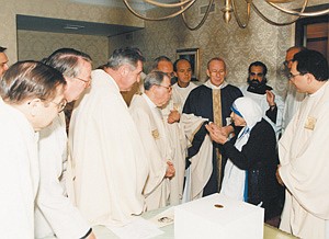 Mother Teresa came to Trenton Diocese to pray for vocations