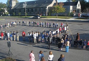 St. Denis students bring Rosary to life