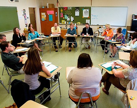 High school educators gather for renewal, refocus