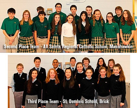 Parochial schools sweep annual scholastic olympics