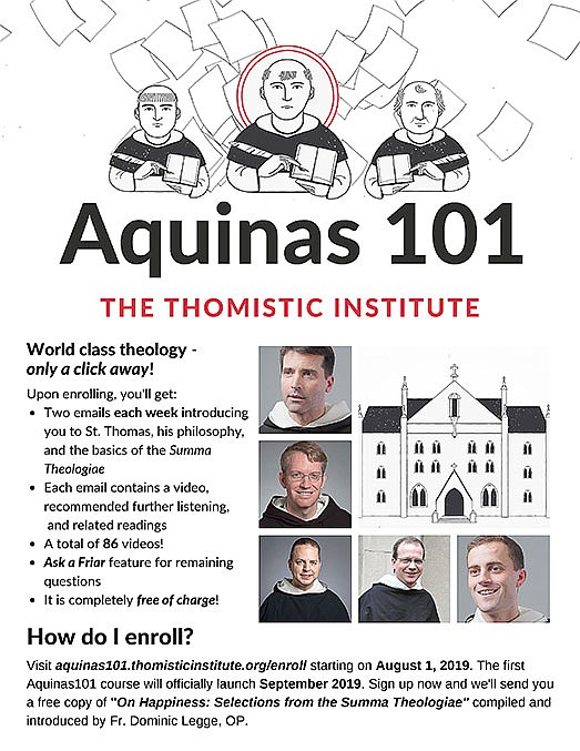 Institute offers free online video series on thought of St. Thomas Aquinas