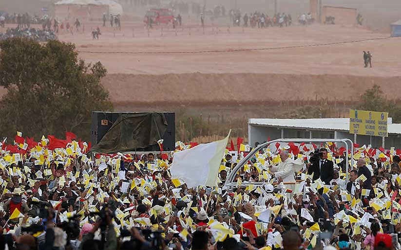 Solidarity, not poverty, is God's plan, Pope says in Madagascar