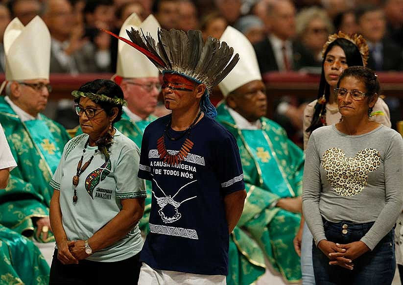 Fear, status quo smother God's love, Pope says at Amazon synod opening