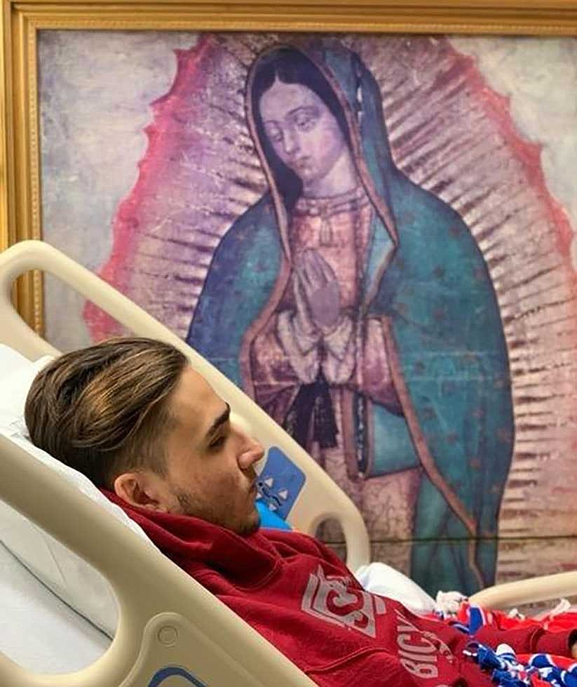 Miraculous Image of Our Lady of Guadalupe visits Belmar parish, hospitalized student