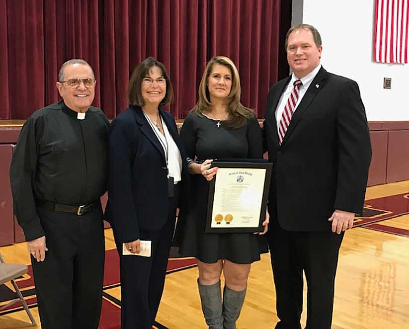 Proclamation presented for Lincroft school’s Green Ribbon award