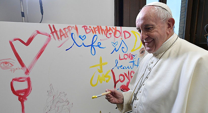 Pope marks 50 years as a priest by presenting writings of his spiritual director