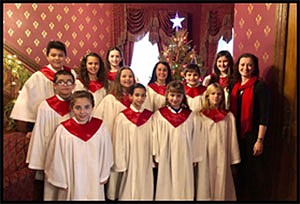 Young choir director expresses passion for music, leading children