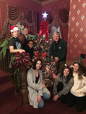 Eighth-graders help decorate West End rectory