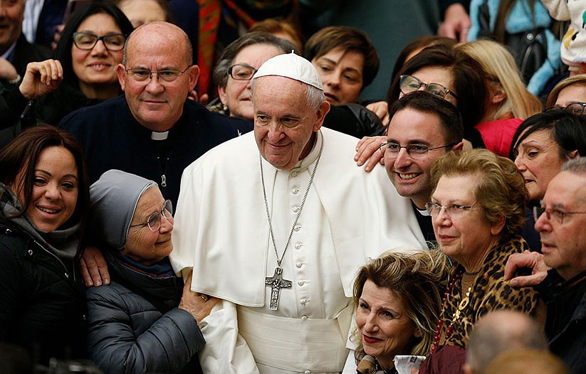 Papa: Para religiosos, el amor de Dios vale más que bienes terrenales