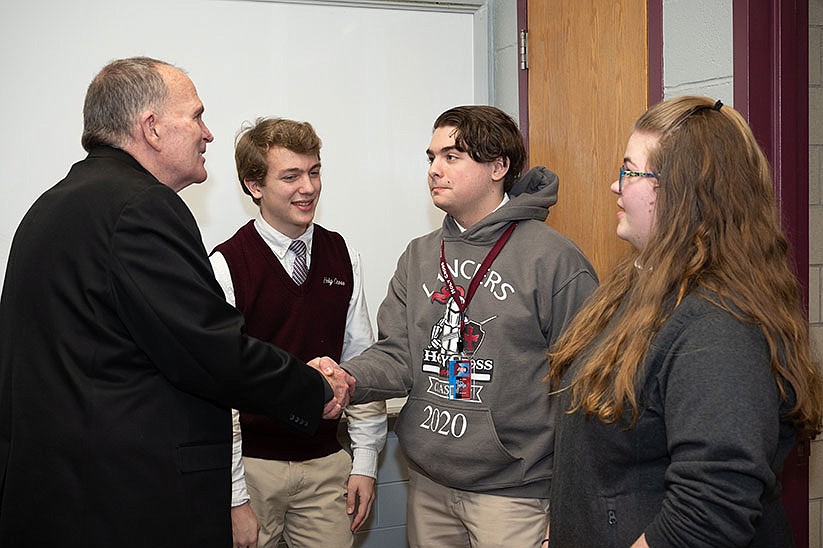 Bishop’s visit brings great joy to HCPA community