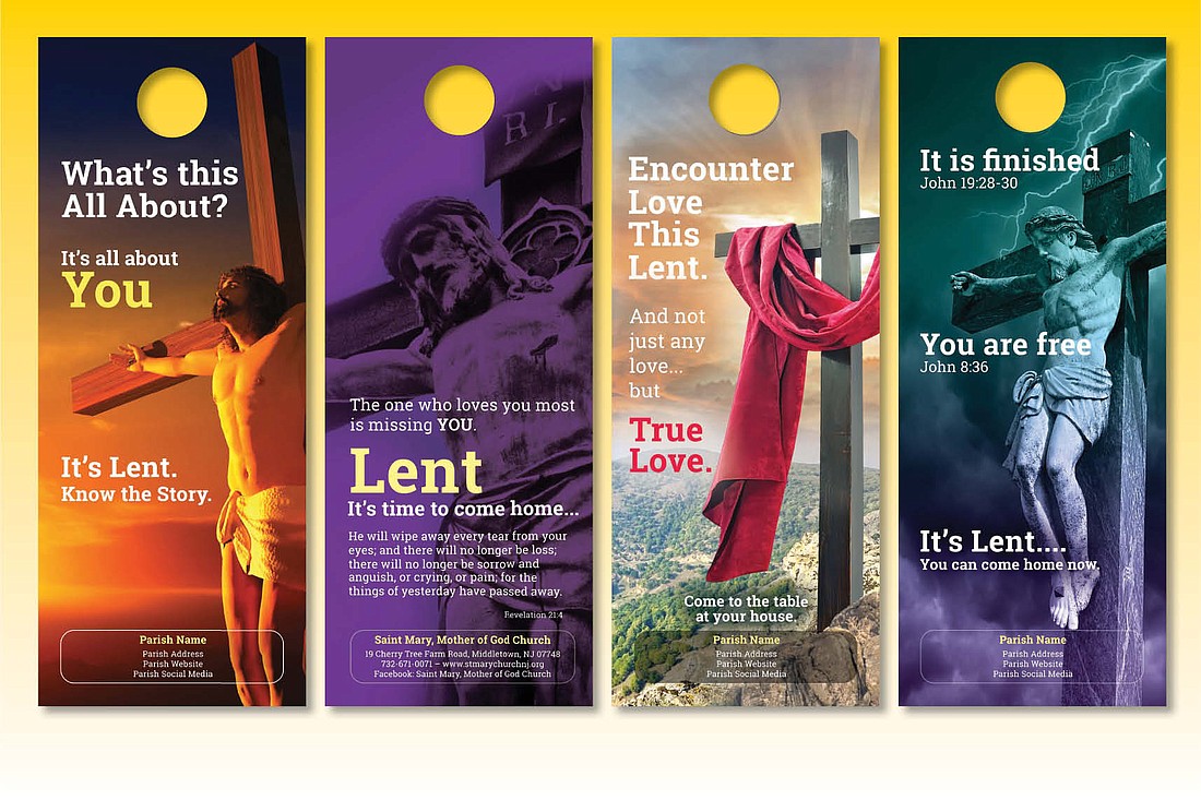 Diocese's annual Lenten Door Hangers invite all to the Church