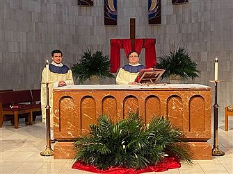 Priests of Diocese renew commitment, pray for all impacted by virus in synchronized Mass