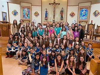 St. Leo’s Girl Scouts make the best of coronavirus break as they look to future programs