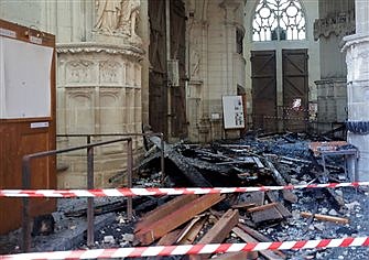 French police arrest cathedral volunteer who confesses to Nantes fire