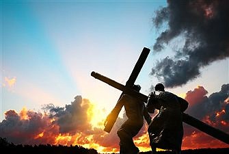 FATHER KOCH: The disciples are challenged to follow Jesus to the Cross