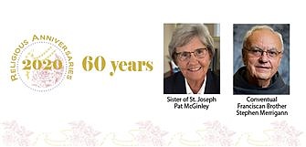 Six decades of dedicated service for Sister Pat McGinley and Brother Stephen Merrigan