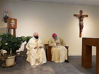 Bishop celebrates Mass with SVD community