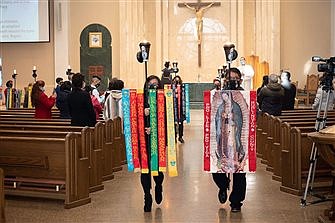 Guadalupe Torches begin journey across Diocese with added mission during COVID