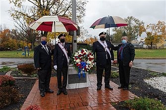 Knights honor those in Armed Forces with prayer service, wreath-laying