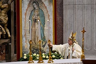Mary is reminder of God's blessing, Pope says on Guadalupe feast