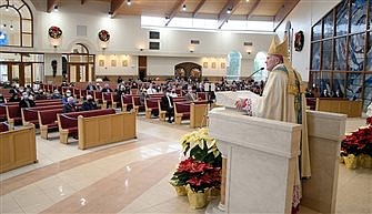 ‘Let Christmas open your eyes, hearts to hope,’ Bishop preaches in Christmas homilies
