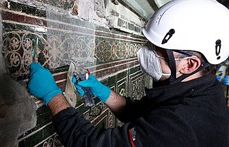 Come to the water: Mosaicists bring renewal to Rome's first baptistery