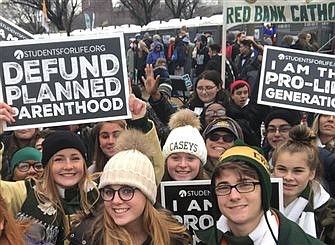 Diocese’s faithful find alternatives to make voices heard outside March for Life