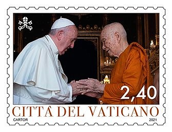 Vatican stamps highlight papal engagement in interreligious dialogue