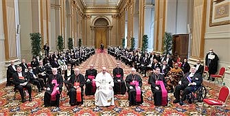 Pope to diplomats: Pandemic can spark needed change toward better world