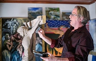 Catholic sculptor hopes to inspire with his liturgical art