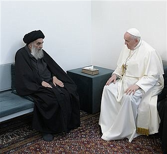 Pope, Iraqi Shiite leader affirm importance of dialogue, respect