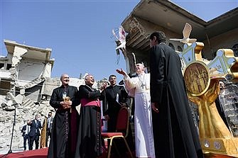Life triumphs over death as Christians rebuild in Iraq, Pope says