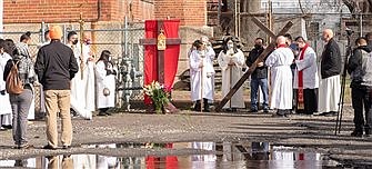 Outdoor Stations of the Cross a humbling experience for faithful