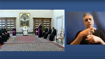 Deaf Catholics applaud Vatican's sign language service on YouTube channel