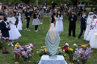 St. Jerome students continue 65-year May Crowning tradition