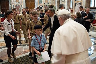 The Church and the world need Catholic Scouts, Pope says