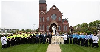 Long Branch police honored at Mass for their dedication to service, community