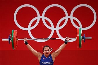 Philippine weightlifter credits her Olympic success to her faith