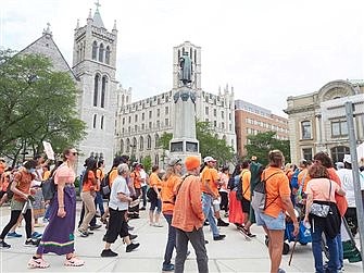 Walk in Syracuse honors victims, survivors of residential schools