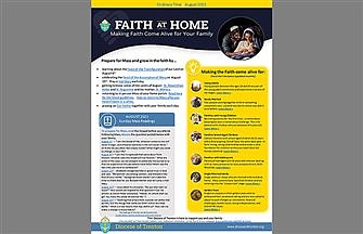 Faith at Home to be monthly feature in print, online